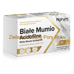 Białe Mumio Acidofilne 250 mg | 60 kapsułek